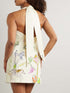Anouk Colantoni Court Organic Cotton-Twill Halterneck Mini Dress - GLAM MODA